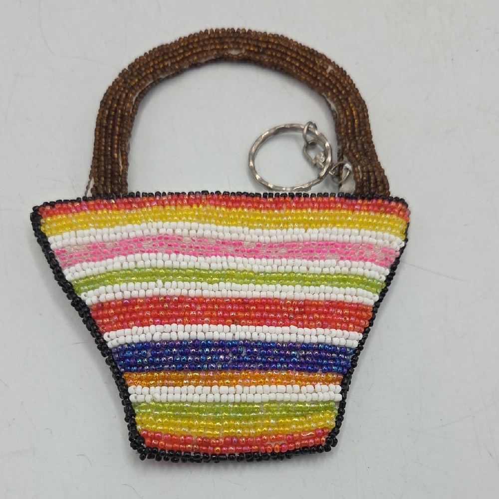 Elissa Held Colorful Beaded Coin Purse